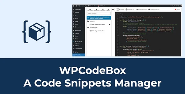 WPCodeBox 2 v1.4.0 – 代码片段插件