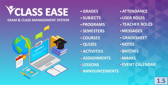 Class Ease v1.5 – 考试和课堂管理系统