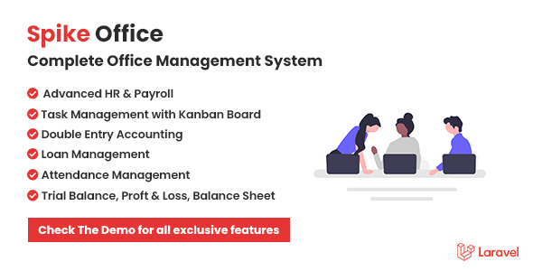 Spike Office v1.5 – 完整的人力资源和工资单，包括贷款和复式记账