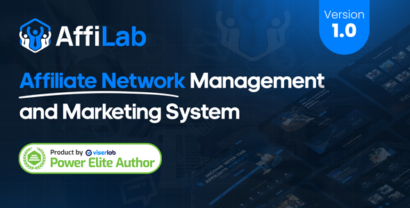 AffiLab v1.0 – 联盟网络管理和营销系统