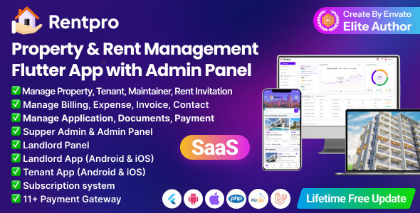 RentPro v1.0 – 房产及租赁管理软件
