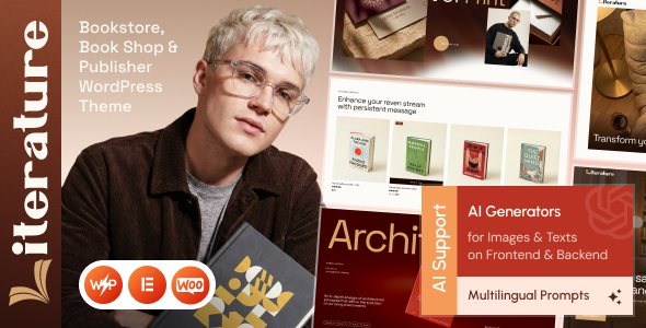 Literature v1.2.0 – 出版社和书店 WordPress 主题