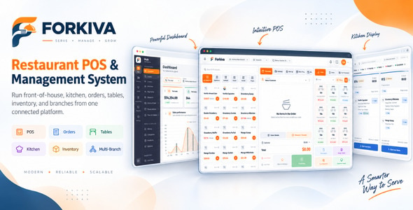 Forkiva v2.2.0 – 餐厅 POS 及管理系统