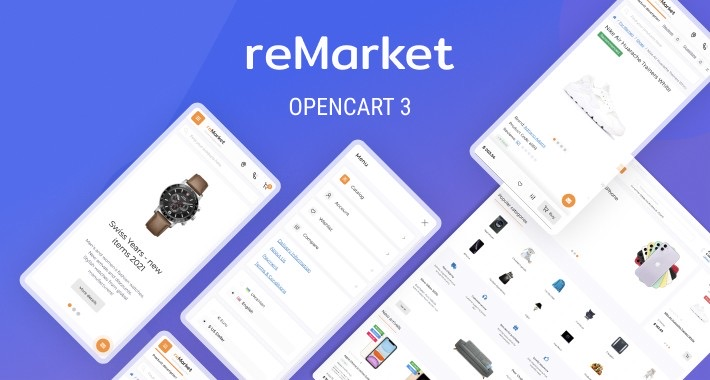 ReMarket v2.4.0 – Responsive / Multipurpose Opencart Template