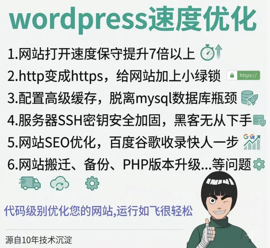 WordPress响应速度优化服务